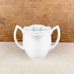 Saucière gras / maigre en porcelaine
