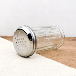 Saupoudreur à sucre en verre et inox 300ml