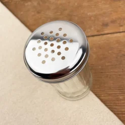 Saupoudreur à sucre en verre et inox 300ml