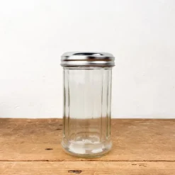 Saupoudreur à sucre en verre et inox 300ml