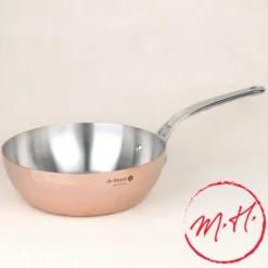 Sauteuse bombée cuivre prima matera induction ø 24cm