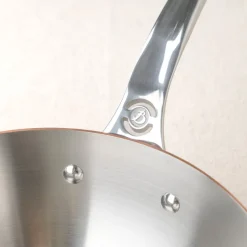 Sauteuse bombée cuivre prima matera induction ø 24cm