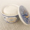 Savon en boîte céramique fleurie
