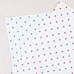 4 Serviettes calissons en coton 45 x 45 cm