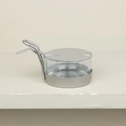 Serviteur à parmesan inox