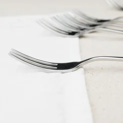 Set de 6 fourchettes à dessert en inox