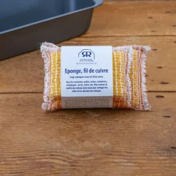 Set de 2 éponges en fils de cuivre