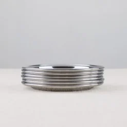 Set de 6 sous-verre inox