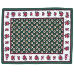 Set de table Fleur d'Arles vert