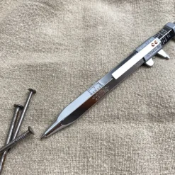 Stylo pied à coulisse chromé