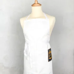 Tablier en coton blanc Maison Empereur