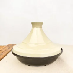 Tajine crème céramique et fonte