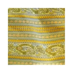 Tissu au mètre "bandes Bonis" jaune