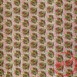 Tissu au mètre bouquet de pensées