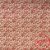 Tissu au mètre "toile de Jouy rouge"