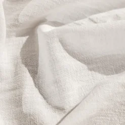 Tissus au mètre lin blanc