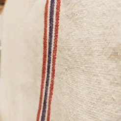 Torchon au mètre - Tricolore blanc