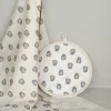 Torchon blason Maison Empereur plumetis