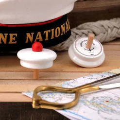 Toupie Marine Nationale en bois