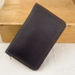 Trousse de couture de voyage en cuir