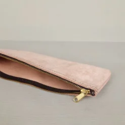 Trousse en cuir fermeture éclair
