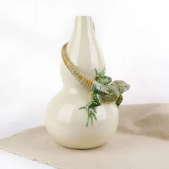 Vase lézard Bordallo Pinheiro