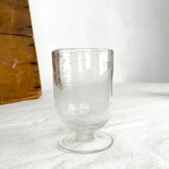 Verre à pied soufflé