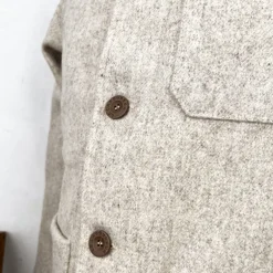 Veste en laine écrue Le Laboureur