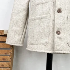 Veste en laine écrue Le Laboureur