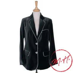 Veste Gardian Femme Velours Noir