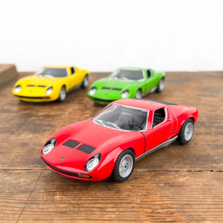 Voiture Lamborghini Miura miniature en métal